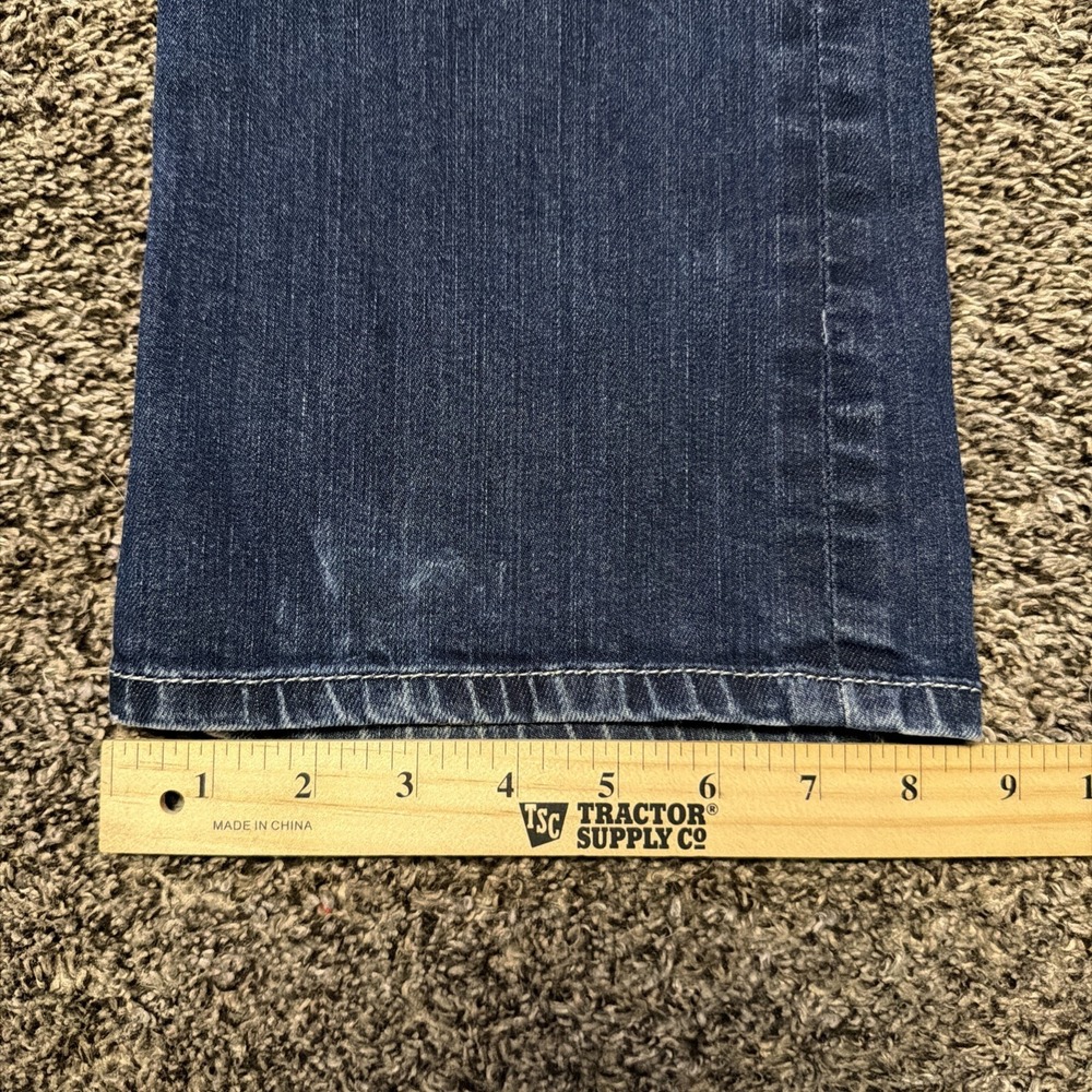 BKE Jeans Womens 30 L Boot Cut Low Rise Denim Stretch Dark Wash Payton 34x31.5 - Picture 7 of 10